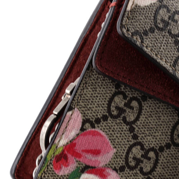 Gucci Super Mini Dionysus Bag Blooms Print GG Coated Canvas - Picture 6 of 6
